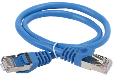 ITK Коммутационный шнур кат. 5Е FTP PVC 7м синий