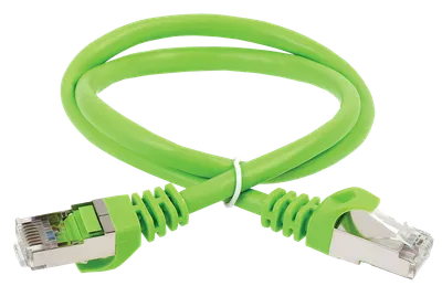 ITK Коммутационный шнур кат. 5Е FTP LSZH 10м зеленый