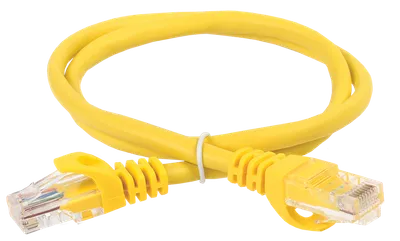 ITK Коммутационный шнур кат. 6 UTP LSZH 7м жёлтый