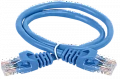 ITK Коммутационный шнур кат. 6 UTP LSZH 2м синий